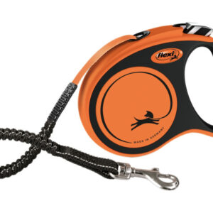 Flexi Lesa Xtreme, Banda, M: 5 m/35 kg, Negru/Portocaliu, 21427