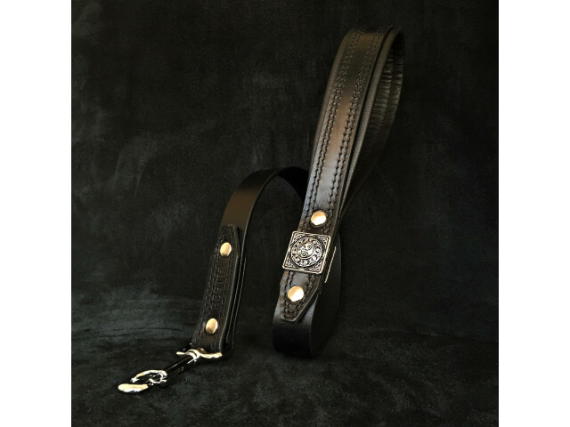 Bestia Lesa Eros, Piele Naturala, L, Negru