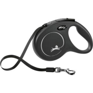 Flexi Lesa Classic, Banda, M: 5 m/25 kg, Negru, 11711