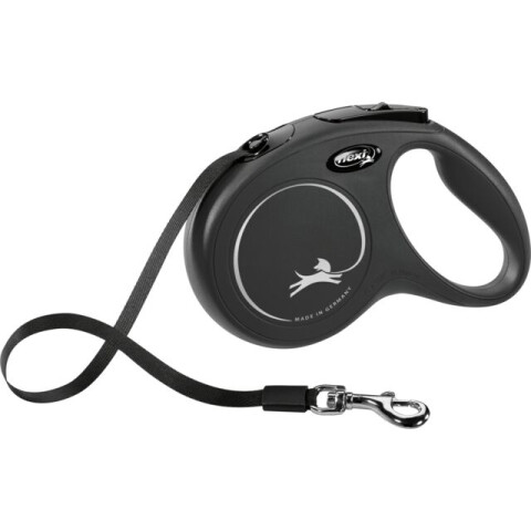 Flexi Lesa Classic, Banda, M: 5 m/25 kg, Negru, 11711