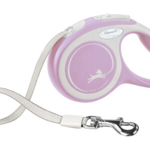 Flexi Lesa Comfort, Banda, XS: 3 m/12 kg, Roz, 213306