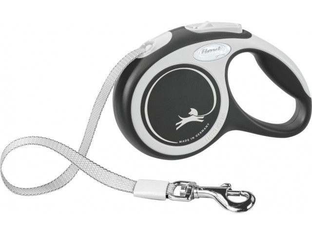 Flexi Lesa Comfort, Banda, XS: 3 m/12 kg, Negru, 213301