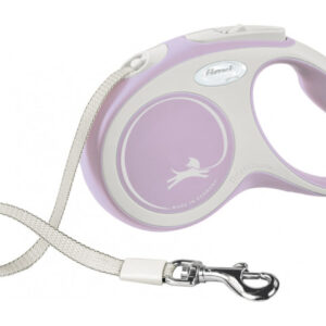 Flexi Lesa Comfort, Banda, S: 5 m/15 kg, Roz, 213406