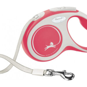 Flexi Lesa Comfort, Banda, S: 5 m/15 kg, Rosu, 213403