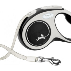 Flexi Lesa Comfort, Banda, S: 5 m/15 kg, Negru, 213401