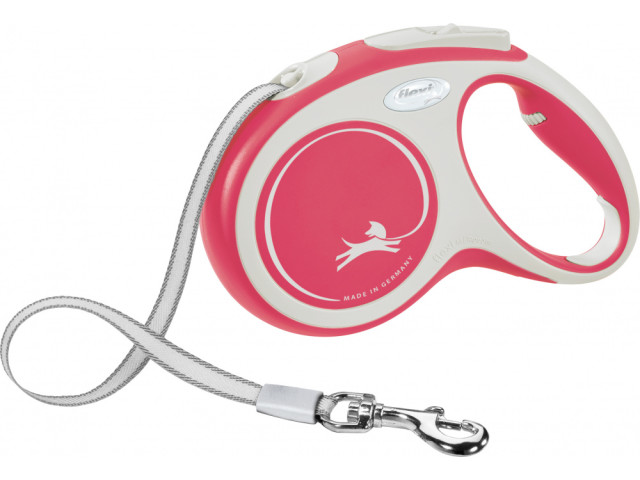 Flexi Lesa Comfort, Banda, M: 5 m/25 kg, Rosu, 213503