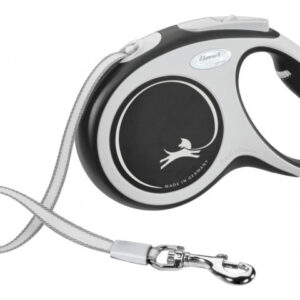 Flexi Lesa Comfort, Banda, M: 5 m/25 kg, Negru, 213501