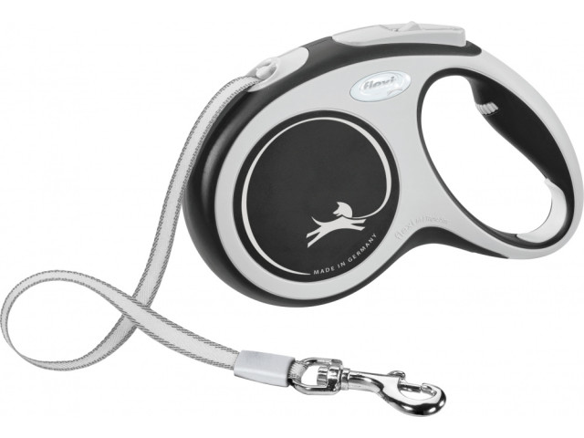 Flexi Lesa Comfort, Banda, M: 5 m/25 kg, Negru, 213501