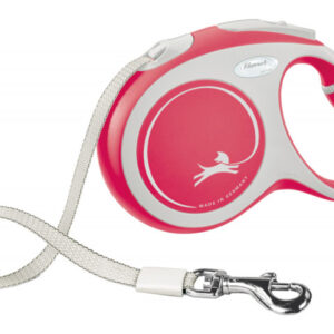 Flexi Lesa Comfort, Banda, L: 5 m/60 kg, Rosu, 213603