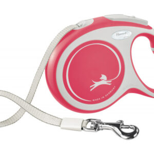 Flexi Lesa Comfort, Banda, L: 8 m/50 kg, Rosu, 213703