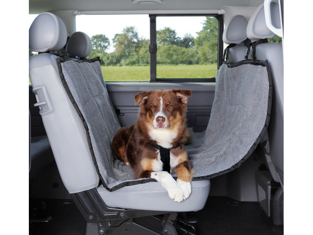 Trixie Husa Protectie Bancheta Auto, 1.45x1.60 m, Gri/Negru, 1313