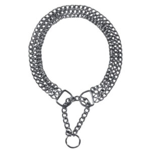 Trixie Zgarda Lant Cu Trei Randuri, Semistrangulanta, L-XL: 55 cm/2.5 mm, 2267