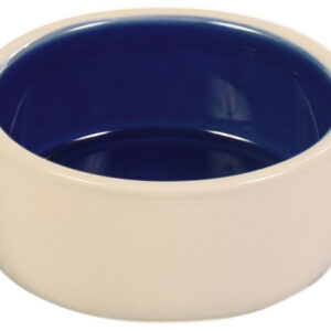 Trixie Castron Ceramic, 0.35l/12 cm, Crem/Albastru,. 2450