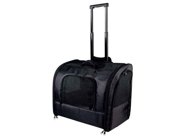 Trixie Geanta De Transport, Troler Elegance, 45x41x31 cm, Pana la 10 kg, Negru, 2881