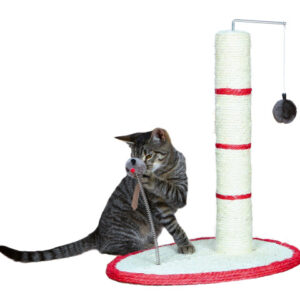 Trixie Stalp Sisal De Zgariat, Cu Jucarii, 40x30 cm/ h: 50 cm, Diverse Culori, 4306