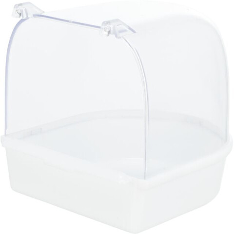 Trixie Cadita Acoperita Pentru Pasari, Plastic, Semicerc, 15x13x13 cm, Diverse Culori, 5401