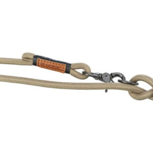 Trixie Lesa Coarda, Be Nordic, Ajustabila, S-M: 2.00 m/8 mm, Nisipiu/Negru, 17224