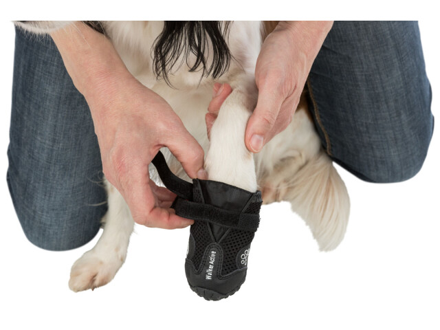 Trixie Pantofi Walker Active, Cu Talpa Robusta, S-M, 2 buc, Negru, 19462 - imagine 9