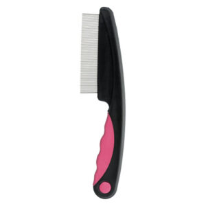 Trixie Pieptene Pentru Indepartare Purici/Praf, 15 cm, Roz/Negru, 23120
