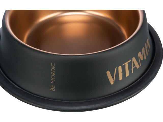 Trixie Castron Inox, Be Nordic, 0.2 l/15 cm, Negru/Bronz, 24303