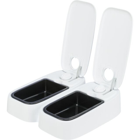 Trixie Hranitor Automat, TX2, 2x0.3 l/27x7x24 cm, Alb, 24372 - imagine 6