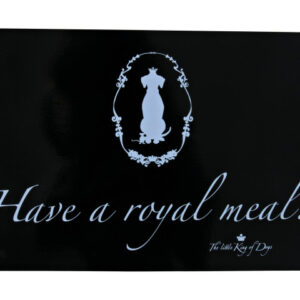 Trixie Servet King of Dogs Pentru Castron, Caini, Plastic, 44x28 cm, Negru, 24472