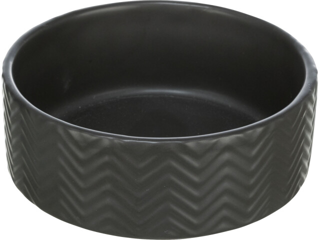 Trixie Castron Ceramic, 0.4 l/13 cm, Negru, 25020 - imagine 3
