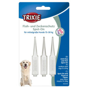 Trixie Picaturi Antiparazitare Naturale Pentru Caini, Spot-On, 15-30 kg, 3x3 ml, 25376