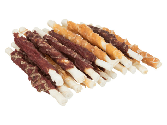 Trixie Recompense Pentru Caini, Denta Fun, Rulouri Mix,10 cm/ 250 g, 31372