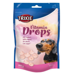 Trixie Recompense Pentru Caini, Dropsuri De Vitamine Cu Iaurt, 200 g, 31643