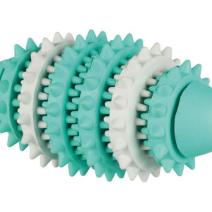 Trixie Jucarie Pentru Caini, Denta Fun, Minge Rugby, Aroma Menta, Cauciuc,15 cm, 33132