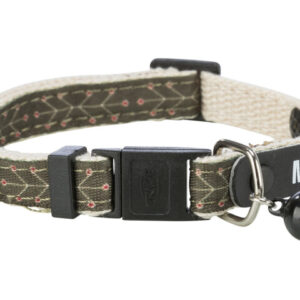 Trixie Zgarda Pentru Pisici, Cu Adresier Si Clopotel, Verde Masliniu/Bej, 41779