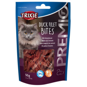Trixie A(-15%) Recompense Pentru Pisici, Premio, Filet Bites Cu Rata, 50 g 42716