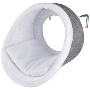 Trixie Sezlong Pe Calorifer 38x34 cm Gri cu Alb 43144