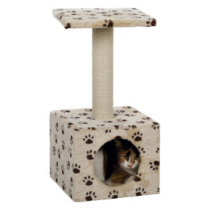 Trixie Ansamblu De Joaca, Junior Zamora, 31x31 cm/ h: 60 cm, Bej Cu Imprimeu Labute, 43354