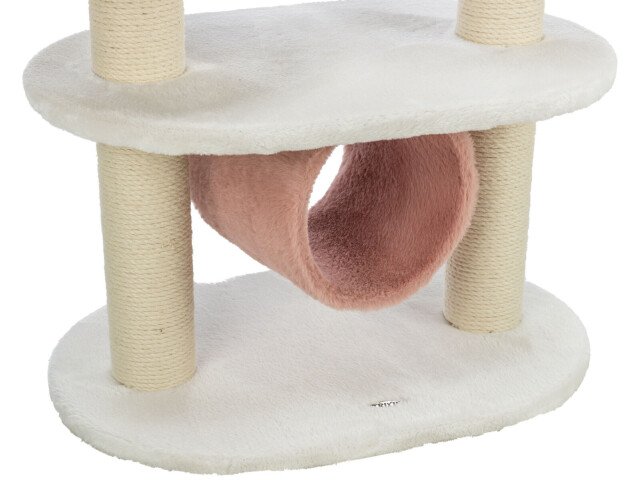 Trixie Ansamblu Cat Tree Isabella, 58x38x70 cm, Alb/Roz Antic, 44472 - imagine 4
