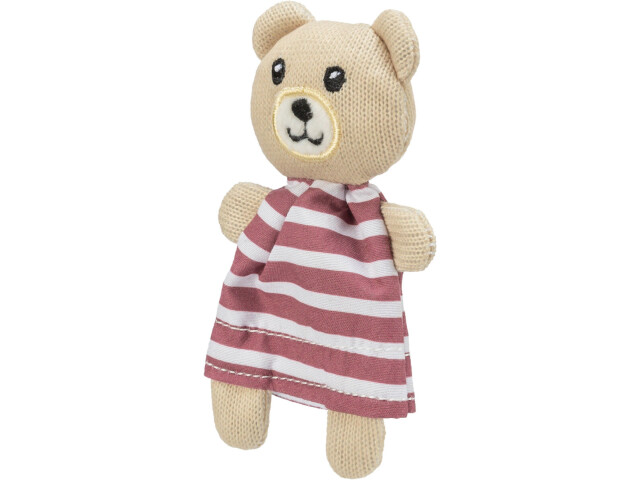 Trixie Jucarie Pentru Pisici, Ursulet Cu Catnip, 12 cm, Diverse Culori, 45665 - imagine 11