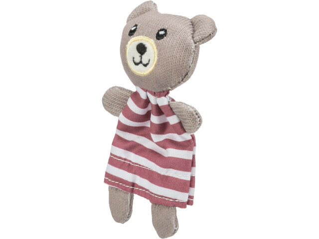 Trixie Jucarie Pentru Pisici, Ursulet Cu Catnip, 12 cm, Diverse Culori, 45665 - imagine 10