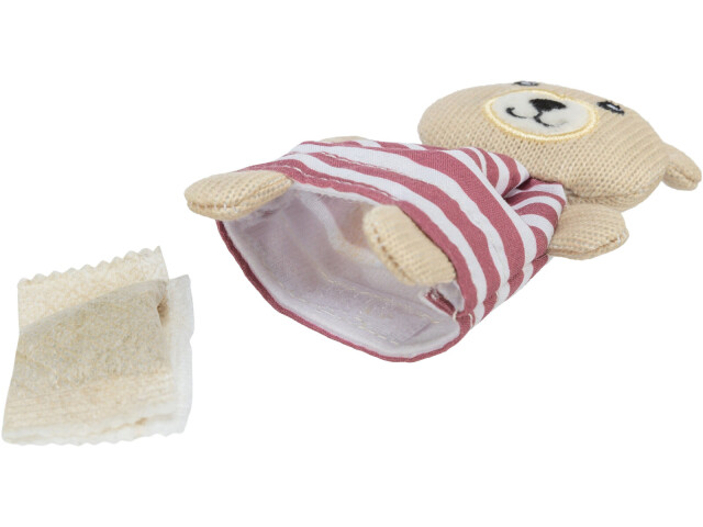 Trixie Jucarie Pentru Pisici, Ursulet Cu Catnip, 12 cm, Diverse Culori, 45665 - imagine 4