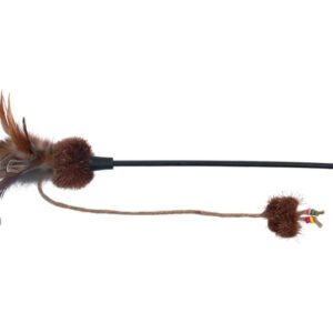 Trixie Jucarie Pentru Pisici, Undita Cu Minge De Plus Si Pene, 54 cm 45741