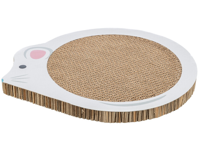 Trixie Carton De Zgariat, Junior, Forma Soarece, 35x2.5x29.5 cm, Alb, 48040