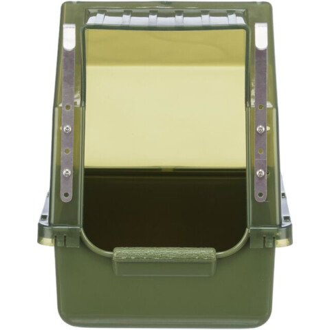 Trixie Cadita Acoperita Pentru Pasari, Plastic, 16x22x16 Cm, Verde, 54035 - imagine 3