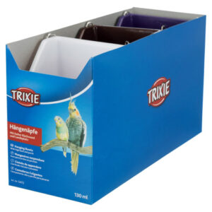 Trixie Hranitor Plastic Pentru Pasari, 130 ml/8x7 cm, Diverse Culori, 5472
