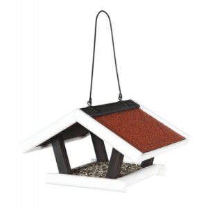 Trixie Hranitor Exterior, Suspendat, Tip Casuta, Lemn, 30x18x28 cm, Negru/Alb, 55804
