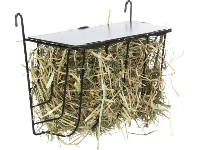 Trixie Hranitor Metalic Pentru Rozatoare, Cu Capac, 25x18x12 cm, Negru, 60892 - imagine 3