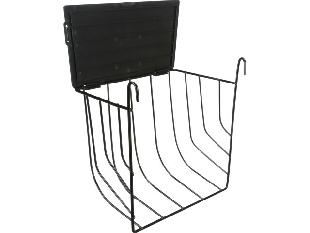 Trixie Hranitor Metalic Pentru Rozatoare, Cu Capac, 25x18x12 cm, Negru, 60892