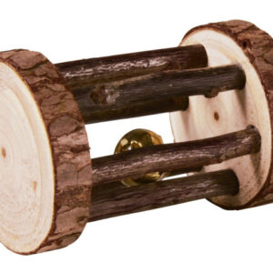 Trixie Jucarie Pentru Rozatoare, Rola Cu Clopotel, Lemn, 5x7 cm, 61654