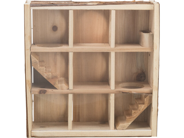 Trixie Turn De Joaca Pentru Rozatoare, Cu Camere, Lemn, 30x30x10 cm, 61709 - imagine 8