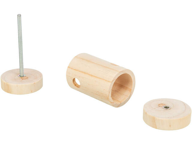 Trixie Jucarie pentru Rozatoare, Rola pentru Recompense, din Lemn Netratat, 6x11 cm, 62822