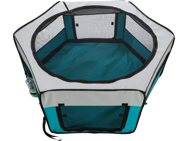 Trixie Tarc Pentru Rozatoare, Interior/Exterior, Poliester, 130x55 cm, Turcoaz/Gri, 64054